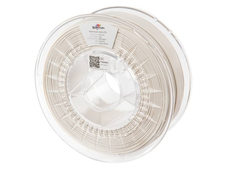 3D plastikas ASA 275 baltas (polar white) 1kg Spectrum