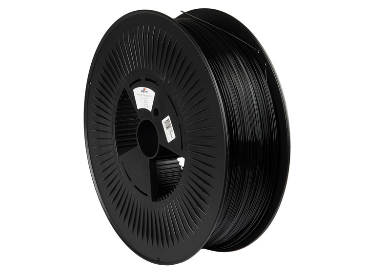 3D plastikas PET-G premium juodas (Deep Black) 4.5kg Spectrum