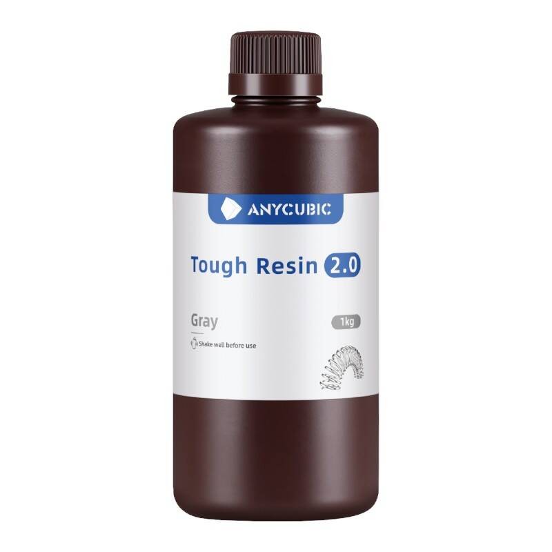 "AnyCubic Tough Resin 2.0" (pilka)