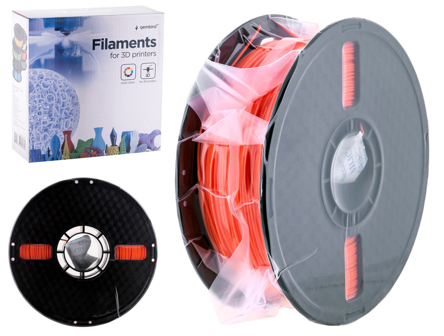 Gija 3D Gembird PLA Orange  1,75mm  1kg