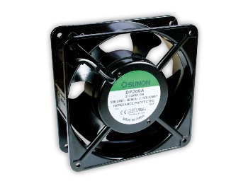 Ventiliatorius 120x120x38mm 230VAC 22W 165m3/h 45dBA su g. SUNON RoHS