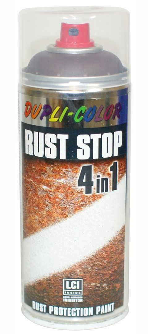 Purškiami antikoroziniai dažai RUST-STOP RAL8017, matiniai, 400 ml