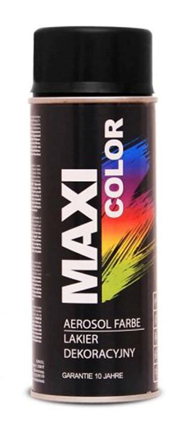 Purškiami dažai MAXI COLOR RAL9005, juodos sp., 400 ml