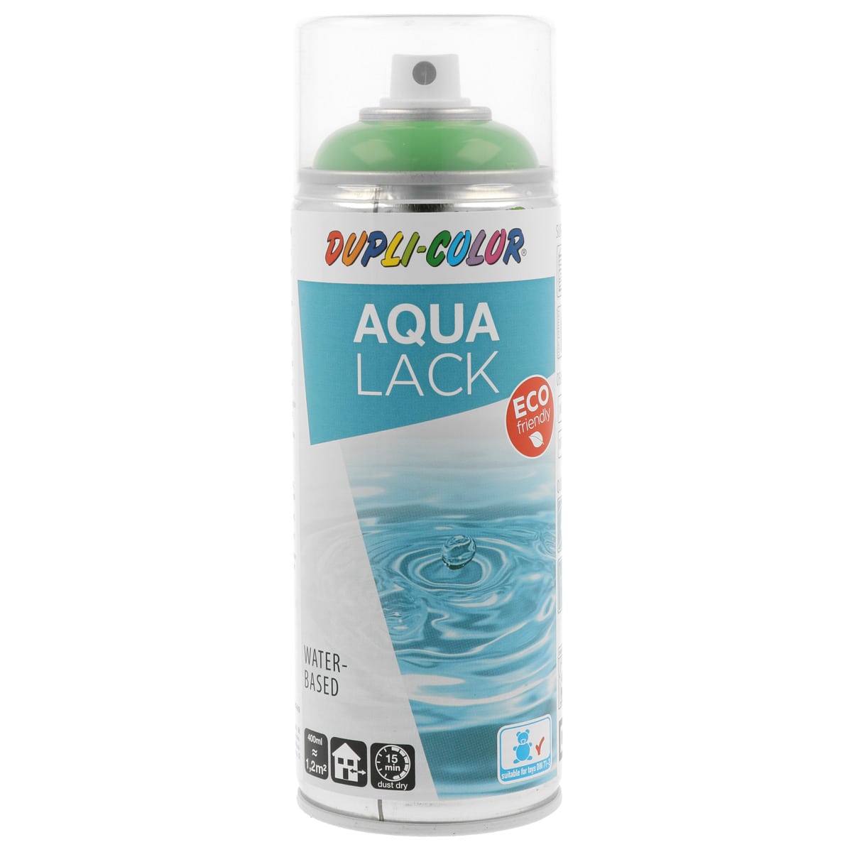 Purškiami dažai DUPLI-COLOR AQUA RAL6018, Yellow green, blizgūs, 350 ml