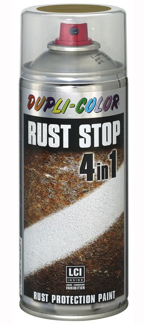 Purškiami antikoroziniai dažai RUST-STOP, matiniai, aukso sp., 400 ml