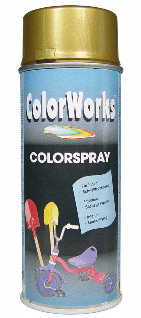 Purškiami aukso efekto dažai COLOR-WORKS, 400 ml