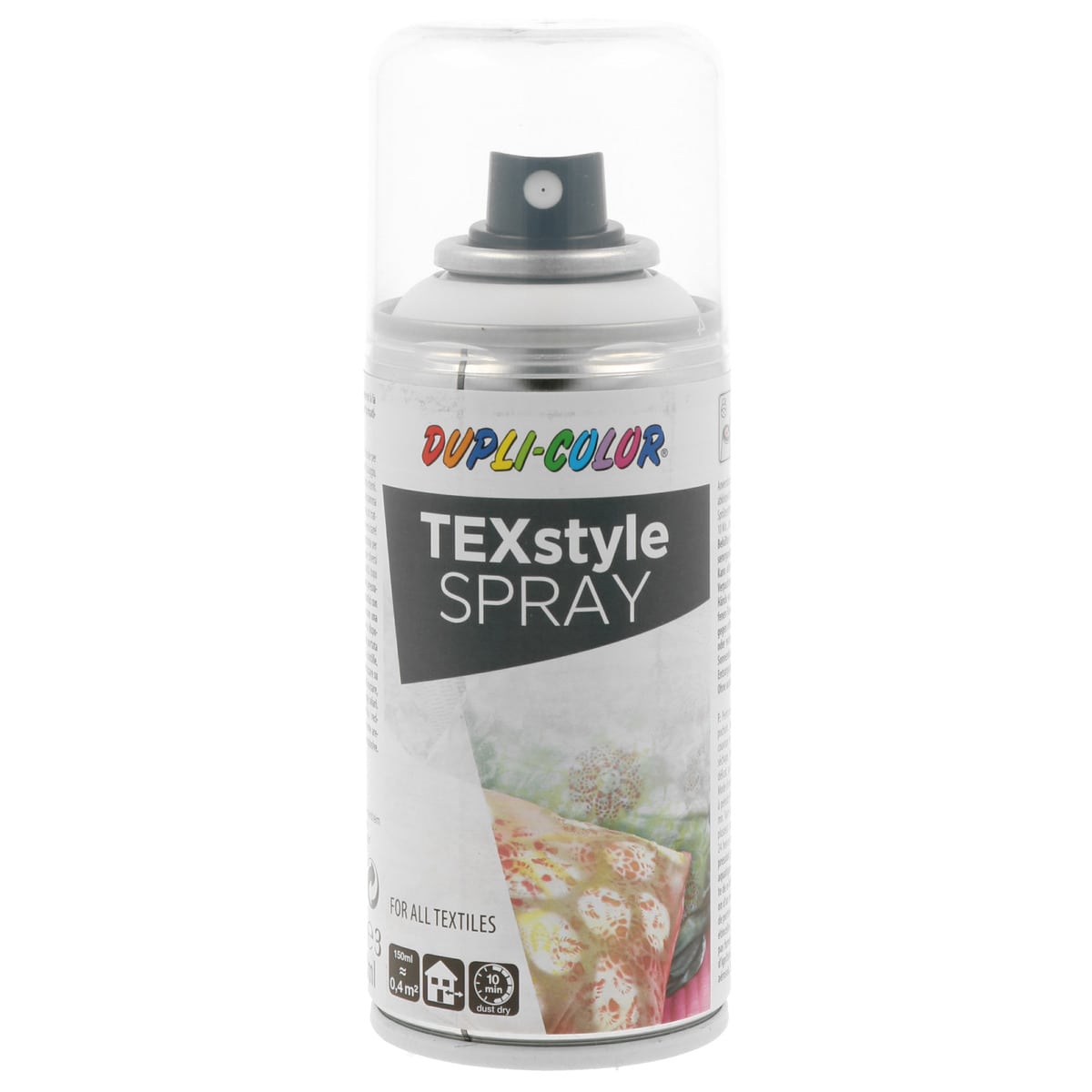 Purškiami dažai tekstilei DUPLI-COLOR, White, 150 ml