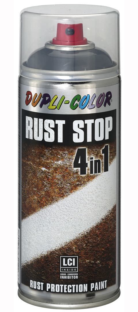 Purškiami antikoroziniai dažai RUST-STOP RAL7011, matiniai, 400 ml