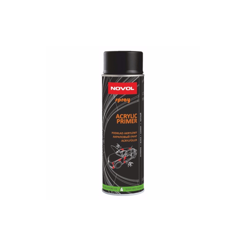 Akrilinis gruntas juodas ACRYLIC PRIMER aerozolinis 500ml