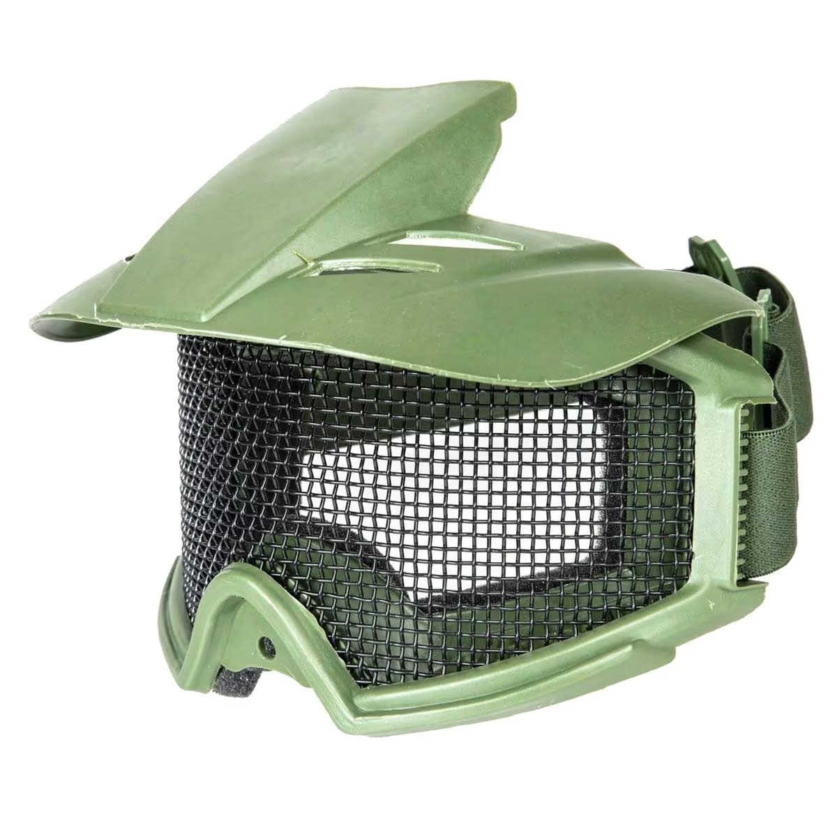 Kaukė veidui ASG GFC Tactical su tinkleliu ir snapeliu - žalia TLT išsiuntimas 2-4 d.