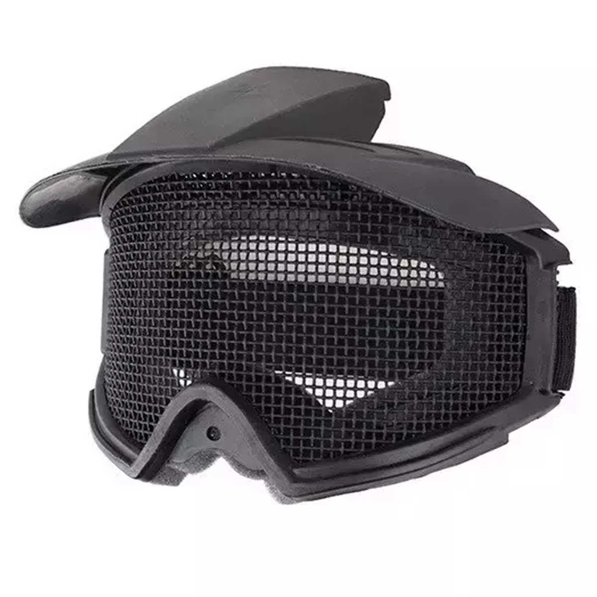 Kaukė veidui ASG GFC Tactical su tinkleliu ir snapeliu - juoda TLT išsiuntimas 2-4 d.
