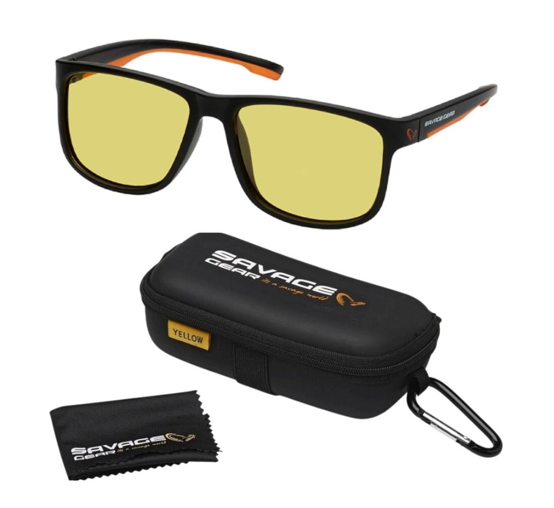 SAVAGE GEAR Savage1 poliarizuoti akiniai nuo saulės Yellow TLT išsiuntimas 2-4 d.
