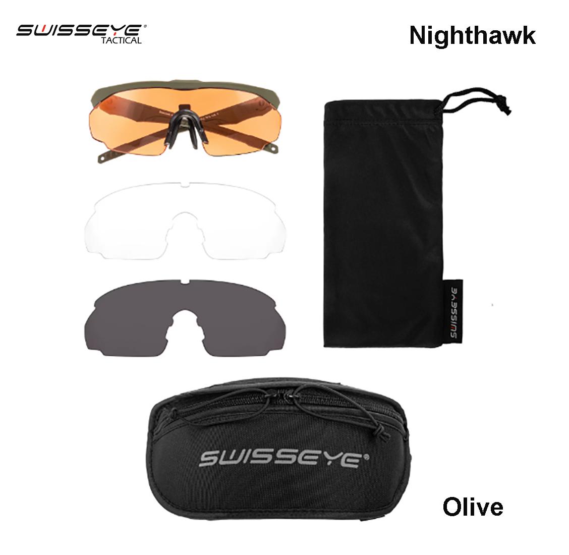 Taktiniai akiniai Swiss Eye Nighthawk Olive MLP išsiuntimas 9 d.
