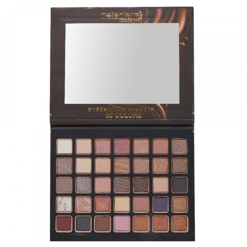 Akių šešėlių paletė Bellapierre Rocky Road Eyeshadow Palette, TEP026, 35 spalvos