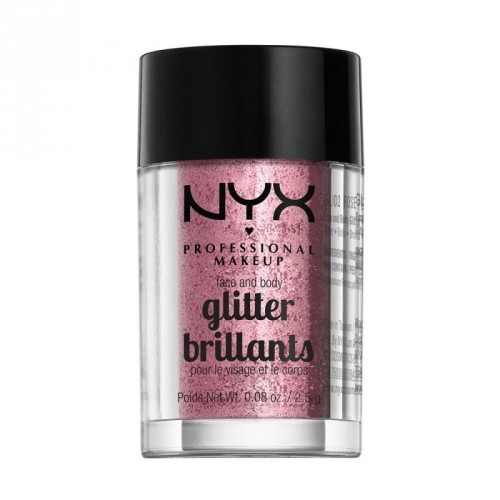 NYX Professional Makeup Face & Body Glitter Kūno ir veido blizgis, Rose