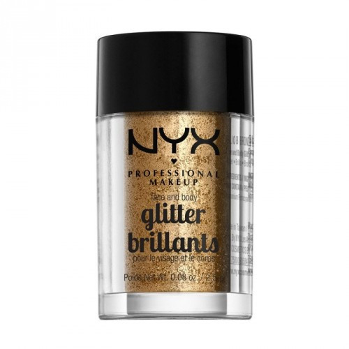 NYX Professional Makeup Face & Body Glitter Kūno ir veido blizgis, Bronze