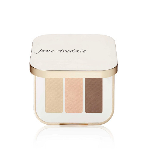 Jane Iredale PurePressed Eye Shadow Triple Trijų spalvų akių šešėliai, Sweet Spot