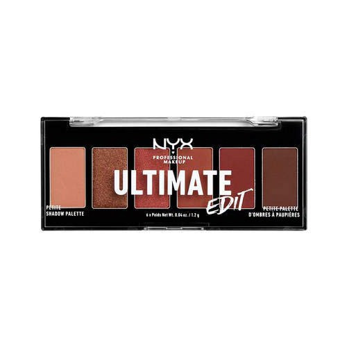 NYX Professional Makeup Ultimate Edit Petite Shadow Palette Akių šešėlių paletė, Warm neutrals