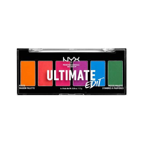 NYX Professional Makeup Ultimate Edit Petite Shadow Palette Akių šešėlių paletė, Brights