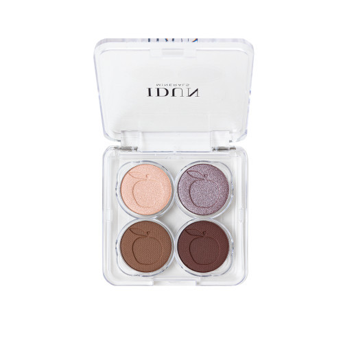 IDUN Mineral Eyeshadow  Palette 4 spalvų akių šešėliai, Lavendel