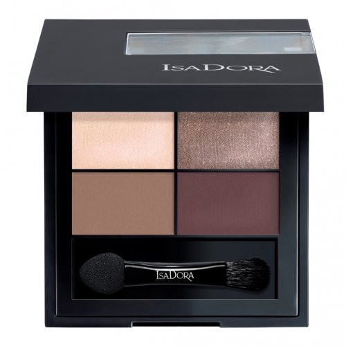 Isadora Quartet Eyeshadow Akių šešėlių paletė, 08 Chic Neutrals