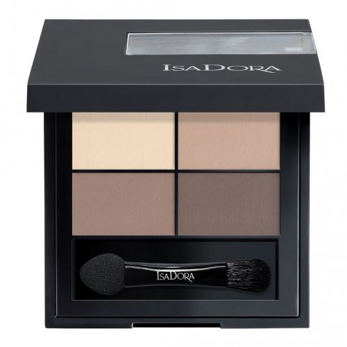 Isadora Quartet Eyeshadow Akių šešėlių paletė, 01 Muddy Nudes