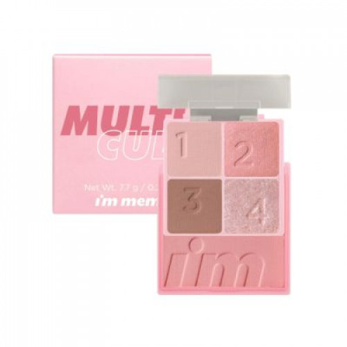 I'M MEME Multi Cube Eyeshadow Šešėlių paletė, 01 Sweet Pink