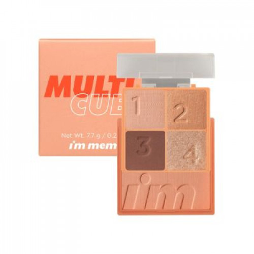 I'M MEME Multi Cube Eyeshadow Šešėlių paletė, 02 Hello Peach