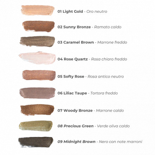 Blondesister Gloweye Liquid Eyeshadow Skysti akių šešėliai, 06 Lilac Taupe