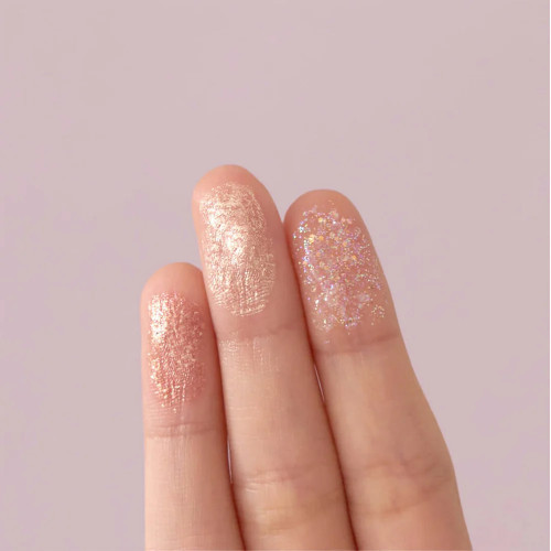 BOM Pearl Party Eye Glitter Akių vokų blizgučiai, 02 Sparkling Champagne
