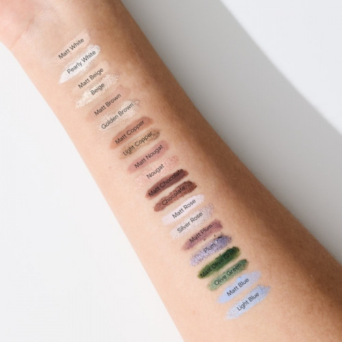 GOSH Copenhagen Forever Mineral Eye Shadow Kreminiai akių šešėliai, 007 Silver Rose