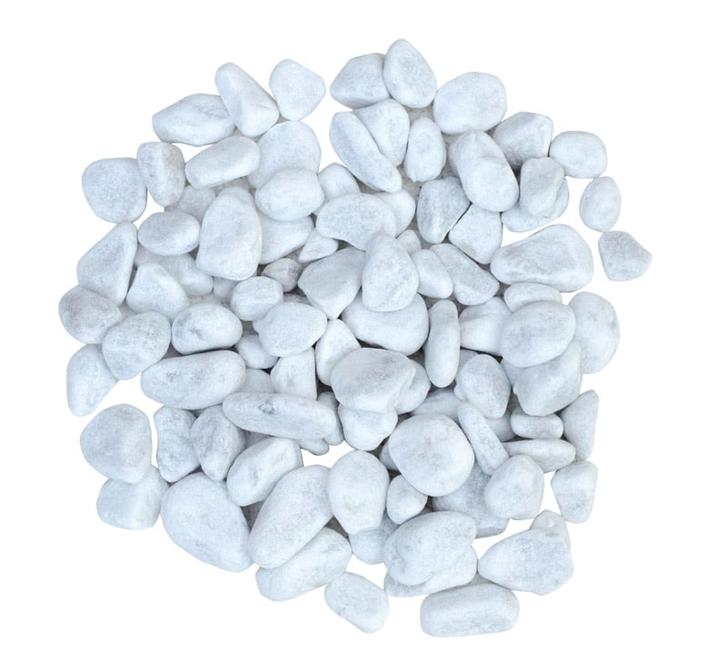 Bianco Carrara gludinti akmenukai, 1000 kg