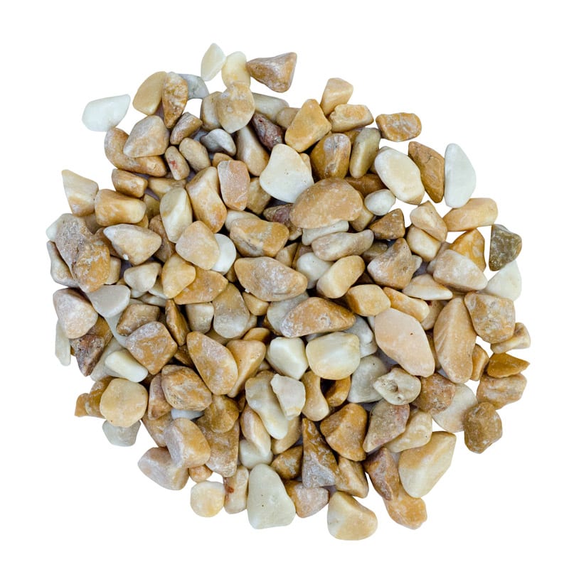 Giallo Siena gludinti akmenukai, 1000 kg
