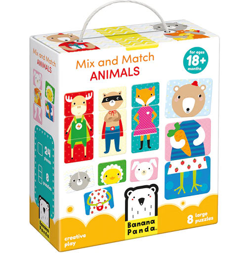 BananaPanda Mix and Match Animals 1+