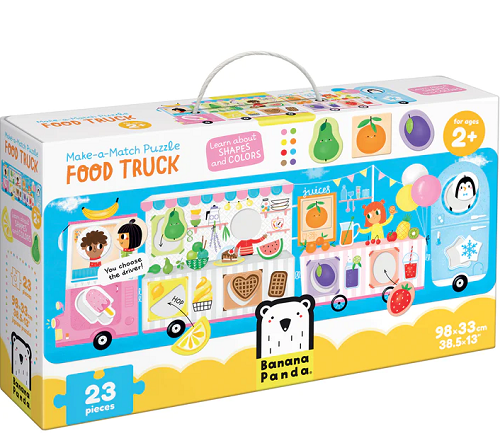 BANANA PANDA Make-a-Match Puzzle Food Truck 2+