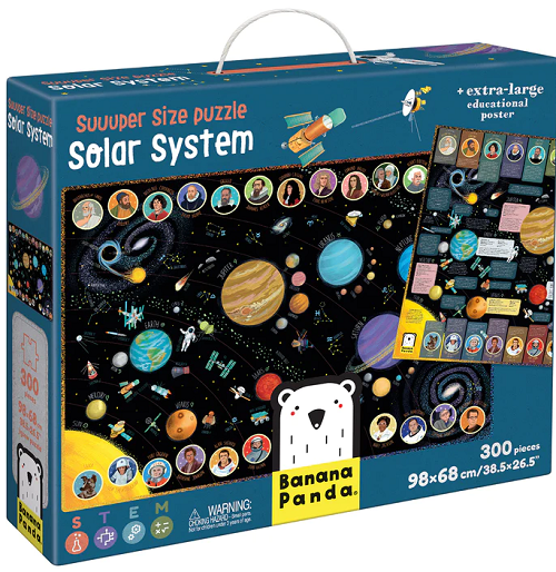 BananaPanda Suuuper Size Puzzle Solar System 7+