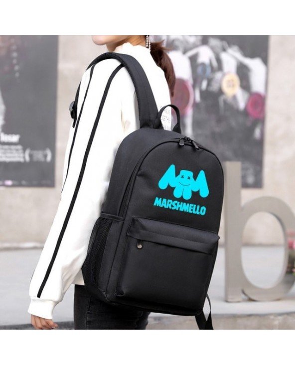 DJ marshmello Naujas Anime simbolis Leon kuprinė vyrų moterų kelionis nešiojamojo kompiuterio pečių krepšys vaikams