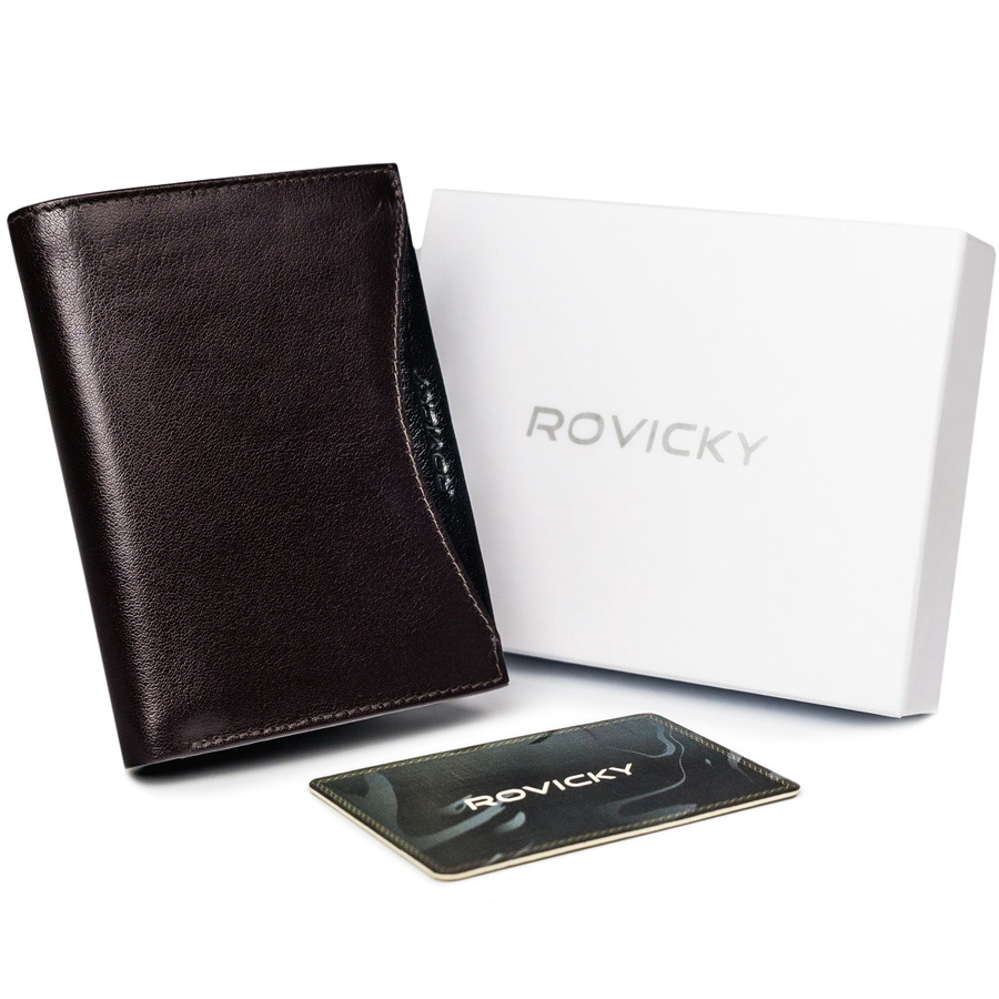 Vyriška odinė piniginė Rovicky RV50