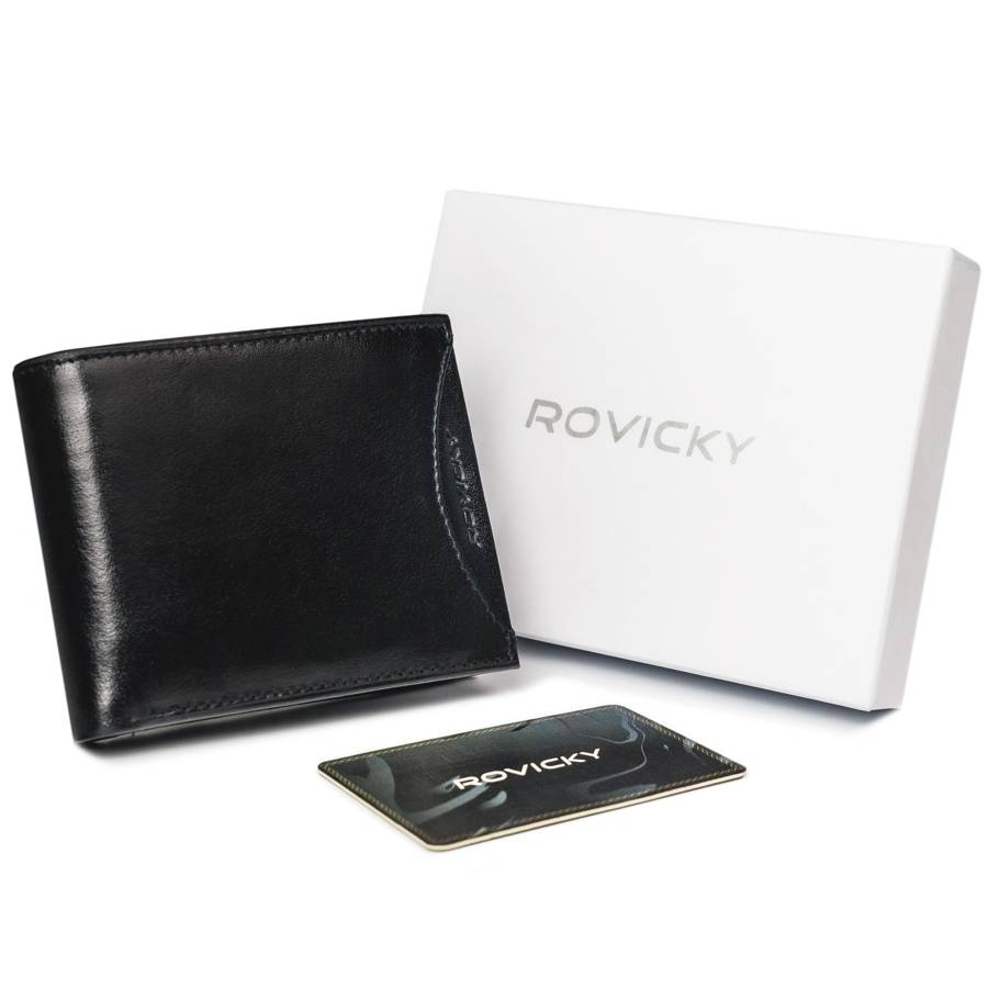 Vyriška odinė piniginė Rovicky RV46
