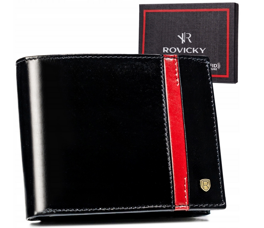 Vyriška odinė piniginė Rovicky RV164
