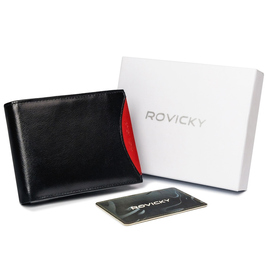 Vyriška odinė piniginė Rovicky RV40