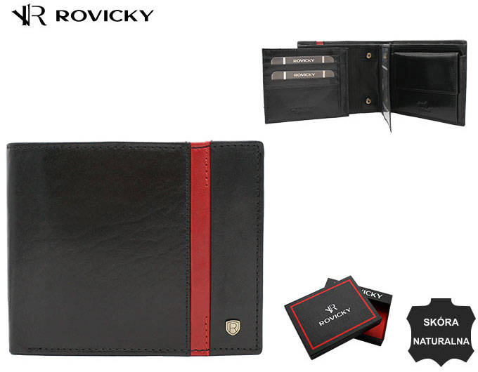 Vyriška odinė piniginė Rovicky RV161