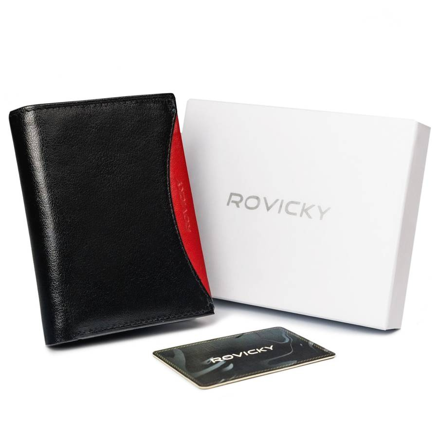 Vyriška odinė piniginė Rovicky RV36