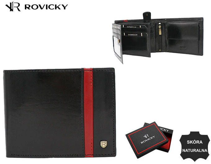 Vyriška odinė piniginė Rovicky RV159