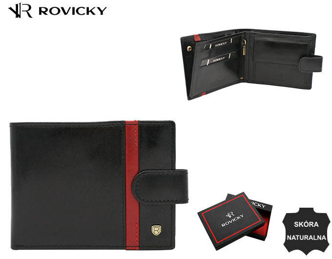 Vyriška odinė piniginė Rovicky RV156