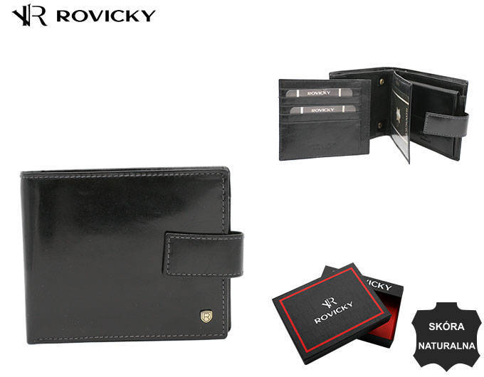 Vyriška odinė piniginė Rovicky RV144