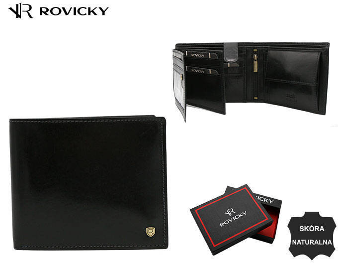 Vyriška odinė piniginė Rovicky RV143