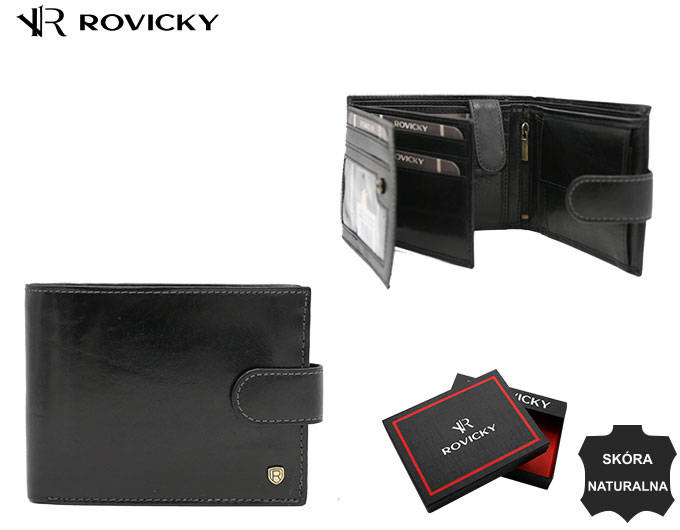 Vyriška odinė piniginė Rovicky RV142