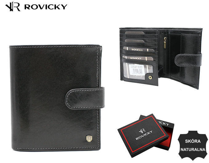 Vyriška odinė piniginė Rovicky RV138