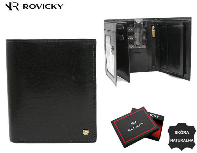 Vyriška odinė piniginė Rovicky RV137